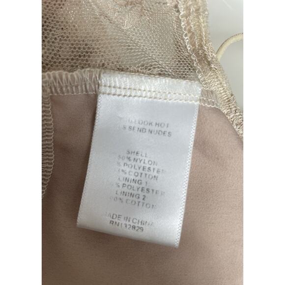 Chrissy Teigen Revolve Lingerie Bodysuit Teddy Sheer Mesh - Picture 14 of 14